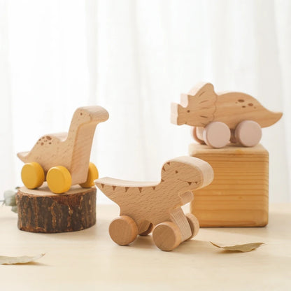 Wooden toy cars – sustainable beechwood vehicles – available in various designs