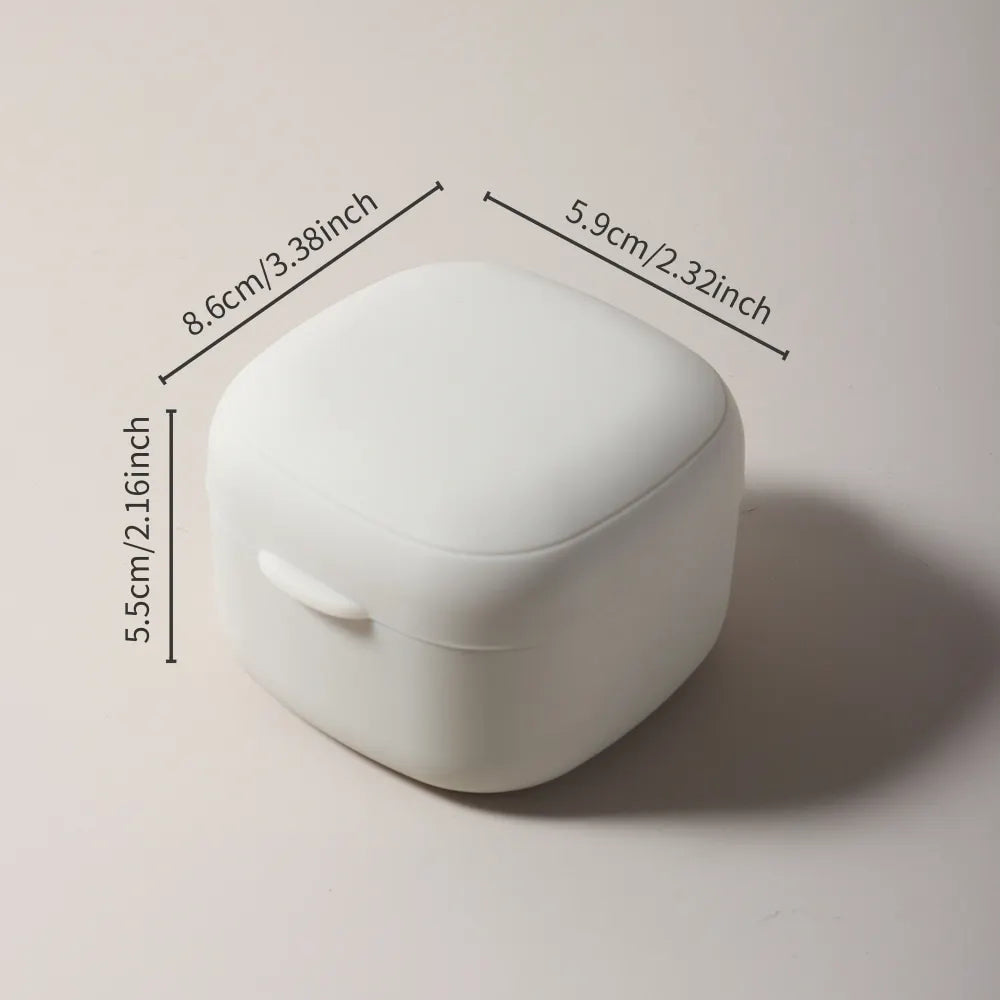 Silicone Baby Pacifier Holder – Food Storage Box &amp; Nipple Cover for Hygienic Storage