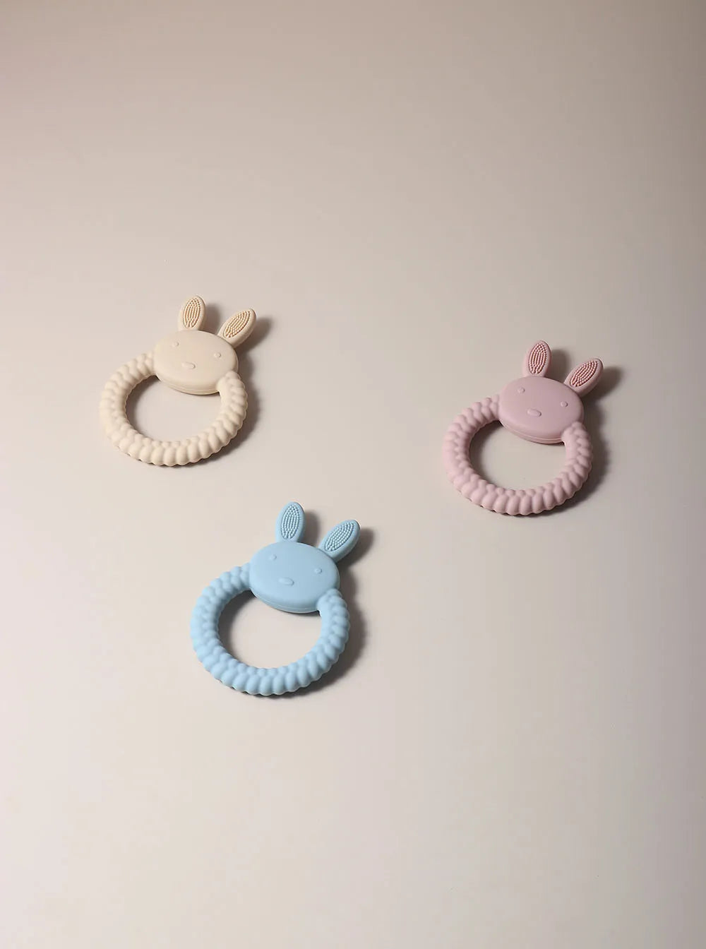 Silicone Teething Ring Rabbit &amp; Baby Toothbrush