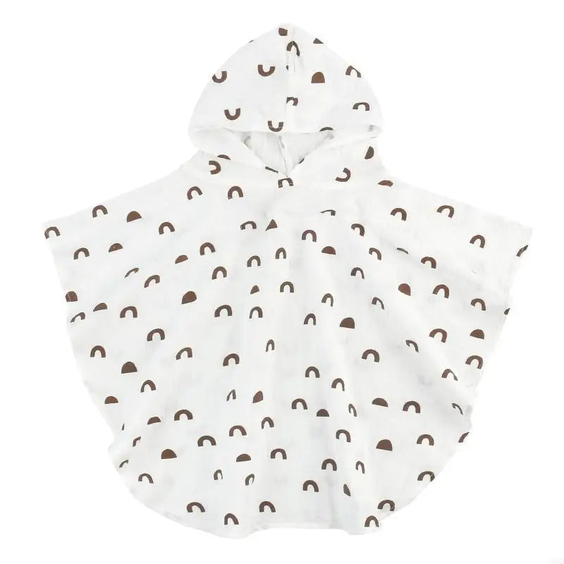 Baby bathrobe with hood - skin-friendly bath towel - toddler bathrobe for after the bath