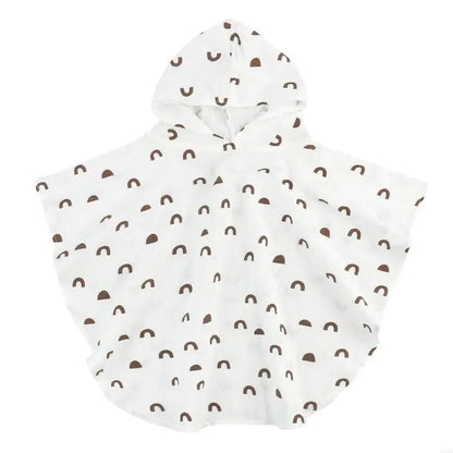 Baby bathrobe with hood - skin-friendly bath towel - toddler bathrobe for after the bath